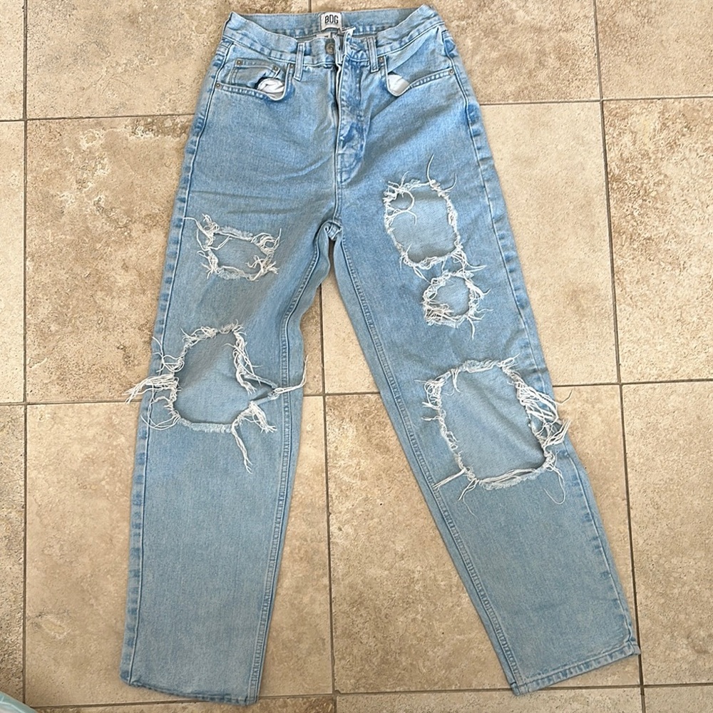 Ripped Light Blue Jeans